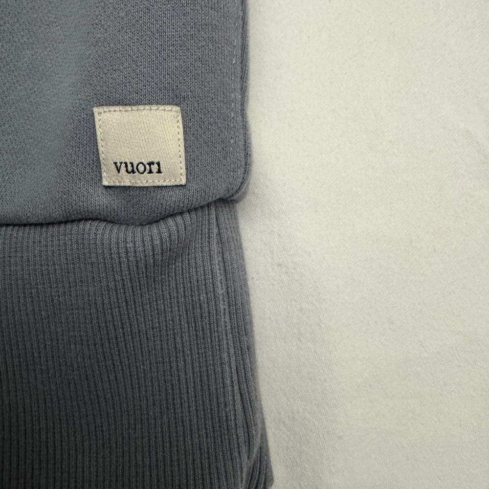 Vuori Hoodie Crop Zip Bluish Gray XS - Picture 4 of 10